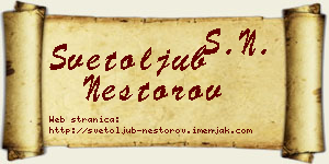 Svetoljub Nestorov vizit kartica